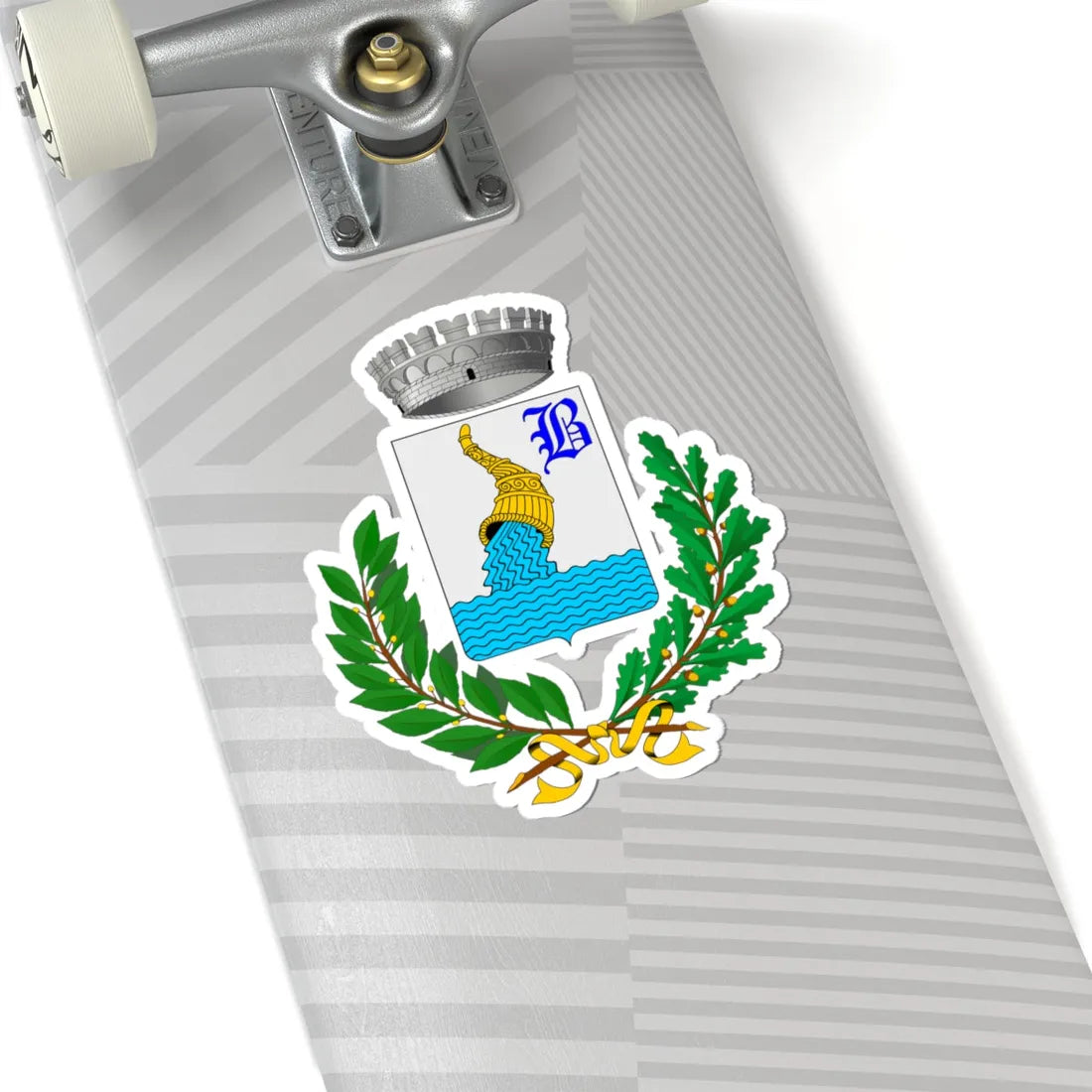 Brondello-Stemma (Italy) (Coat of Arms) STICKER Vinyl Kiss-Cut Decal - The Sticker Space