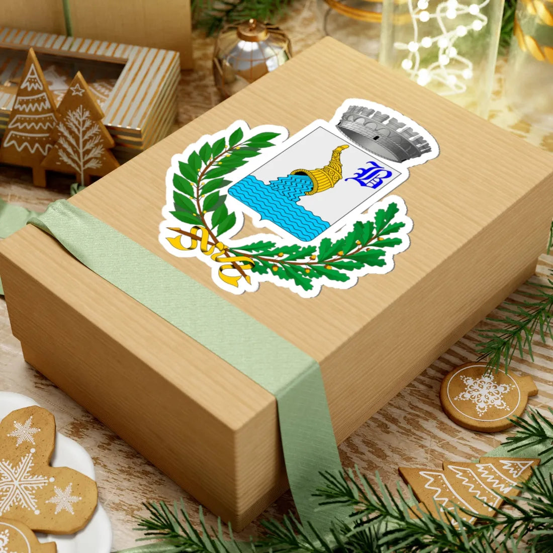 Brondello-Stemma (Italy) (Coat of Arms) STICKER Vinyl Kiss-Cut Decal - The Sticker Space