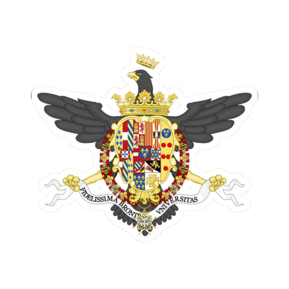 Bronte-Stemma (Italy) (Coat of Arms) STICKER Vinyl Kiss-Cut Decal 2 Inch White - The Sticker Space