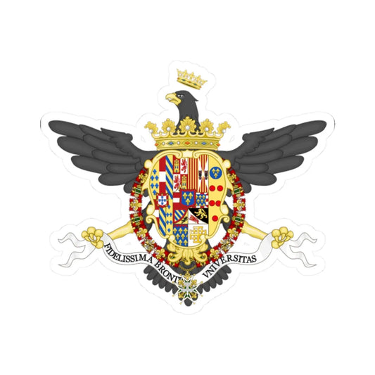 Bronte-Stemma (Italy) (Coat of Arms) STICKER Vinyl Kiss-Cut Decal 2 Inch White - The Sticker Space