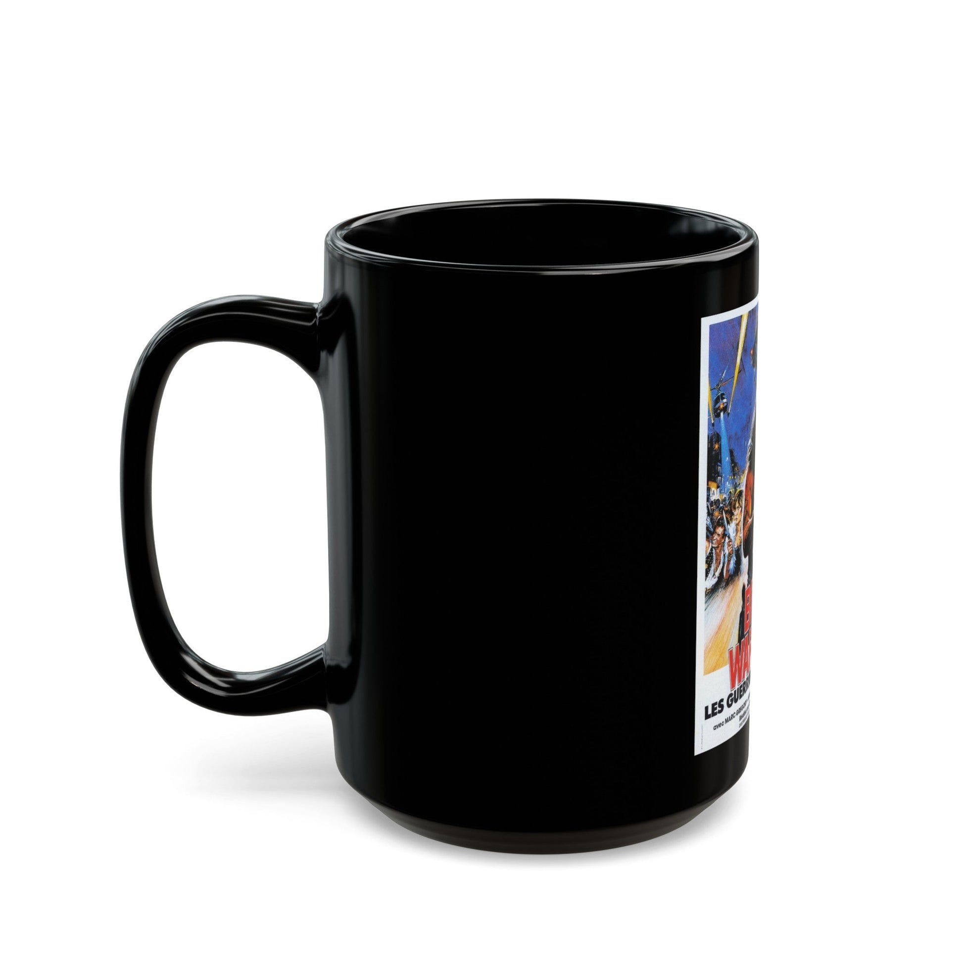 BRONX WARRIORS II 1983 Movie Poster - Black Coffee Mug-The Sticker Space