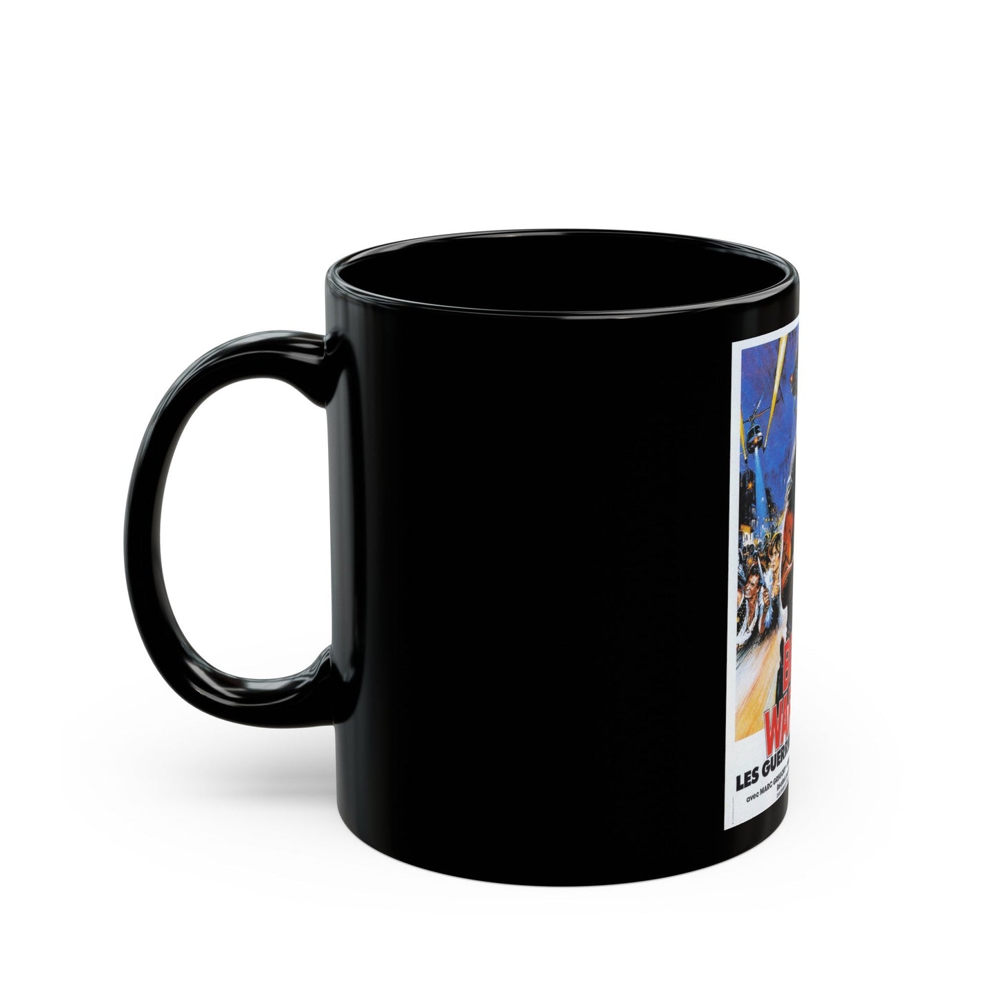 BRONX WARRIORS II 1983 Movie Poster - Black Coffee Mug-The Sticker Space