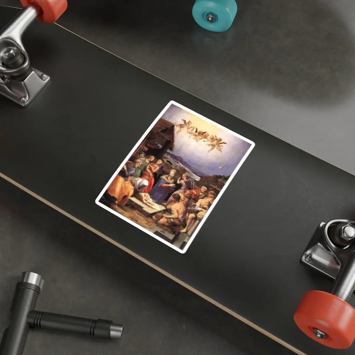 SKU:29972083877575379172 Sticker types:White Shape:Die-Cut Sizes:6" × 6"