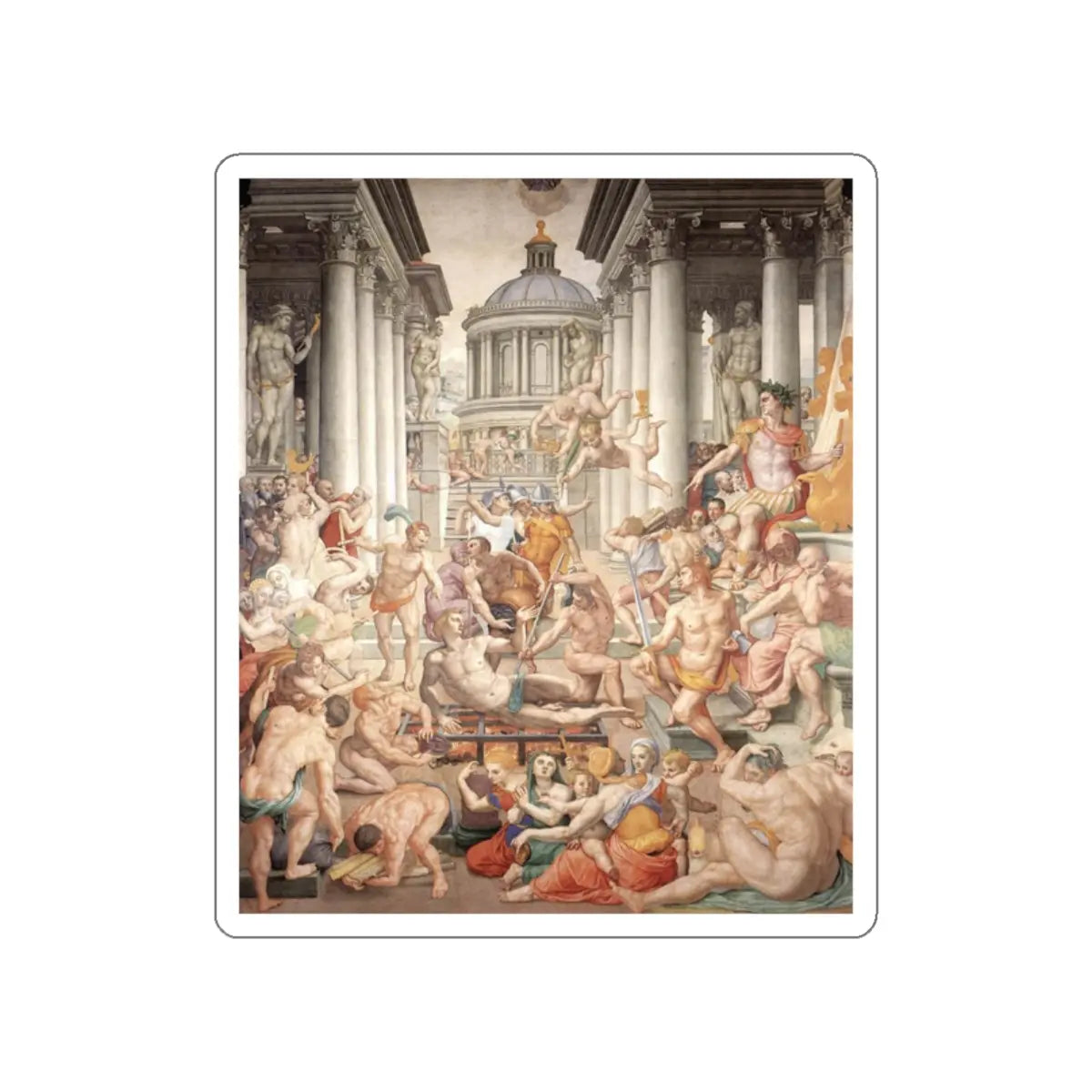 SKU:25621824142117764223 Sticker types:White Shape:Die-Cut Sizes:2" × 2"