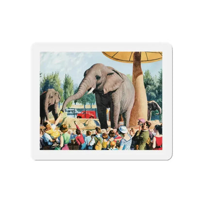 Brooke Bond Tea advertisement, 1959 (Magazine Illustration) Refrigerator Magnet 3 Inch Die-Cut - The Sticker Space