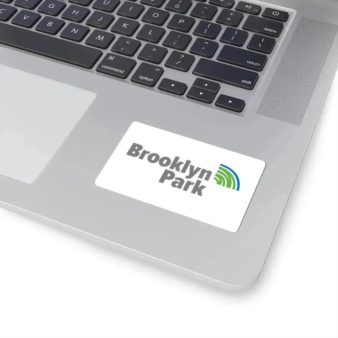 Brooklyn Park New Flag (United States) STICKER Vinyl Kiss-Cut Decal - The Sticker Space
