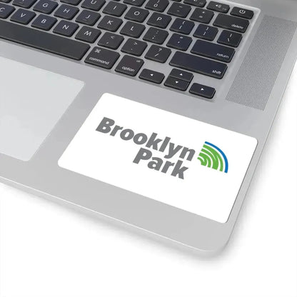 Brooklyn Park New Flag (United States) STICKER Vinyl Kiss-Cut Decal - The Sticker Space
