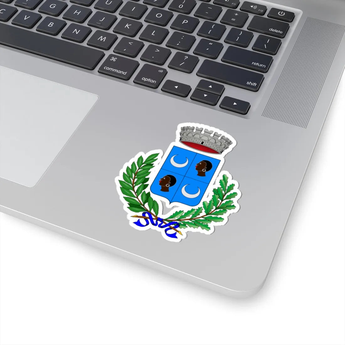 Brossasco-Stemma (Italy) (Coat of Arms) STICKER Vinyl Kiss-Cut Decal - The Sticker Space