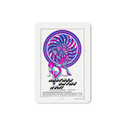 Brother on the Run 1973 Movie Poster Refrigerator Magnet - The Sticker Space