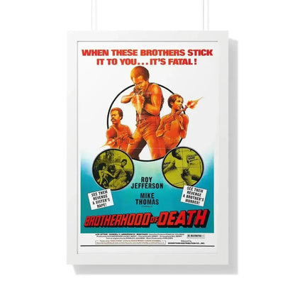 BROTHERHOOD OF DEATH 1976 - Framed Movie Poster - The Sticker Space