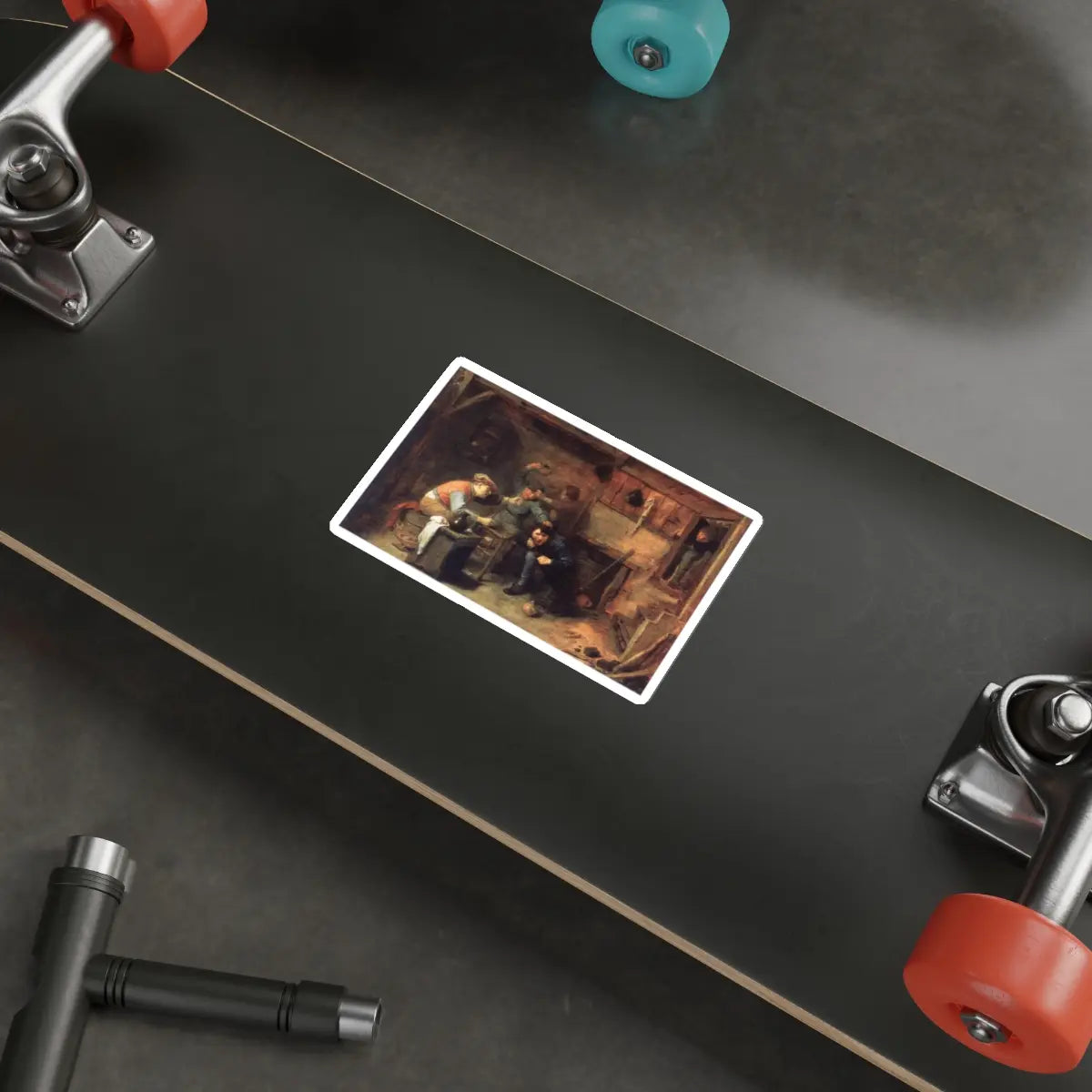 SKU:11718126723627587169 Sticker types:White Shape:Die-Cut Sizes:5" × 5"