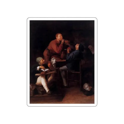 BROUWER, Adriaen - Peasants of Moerdyck (Artwork) STICKER Vinyl Die-Cut Decal - The Sticker Space