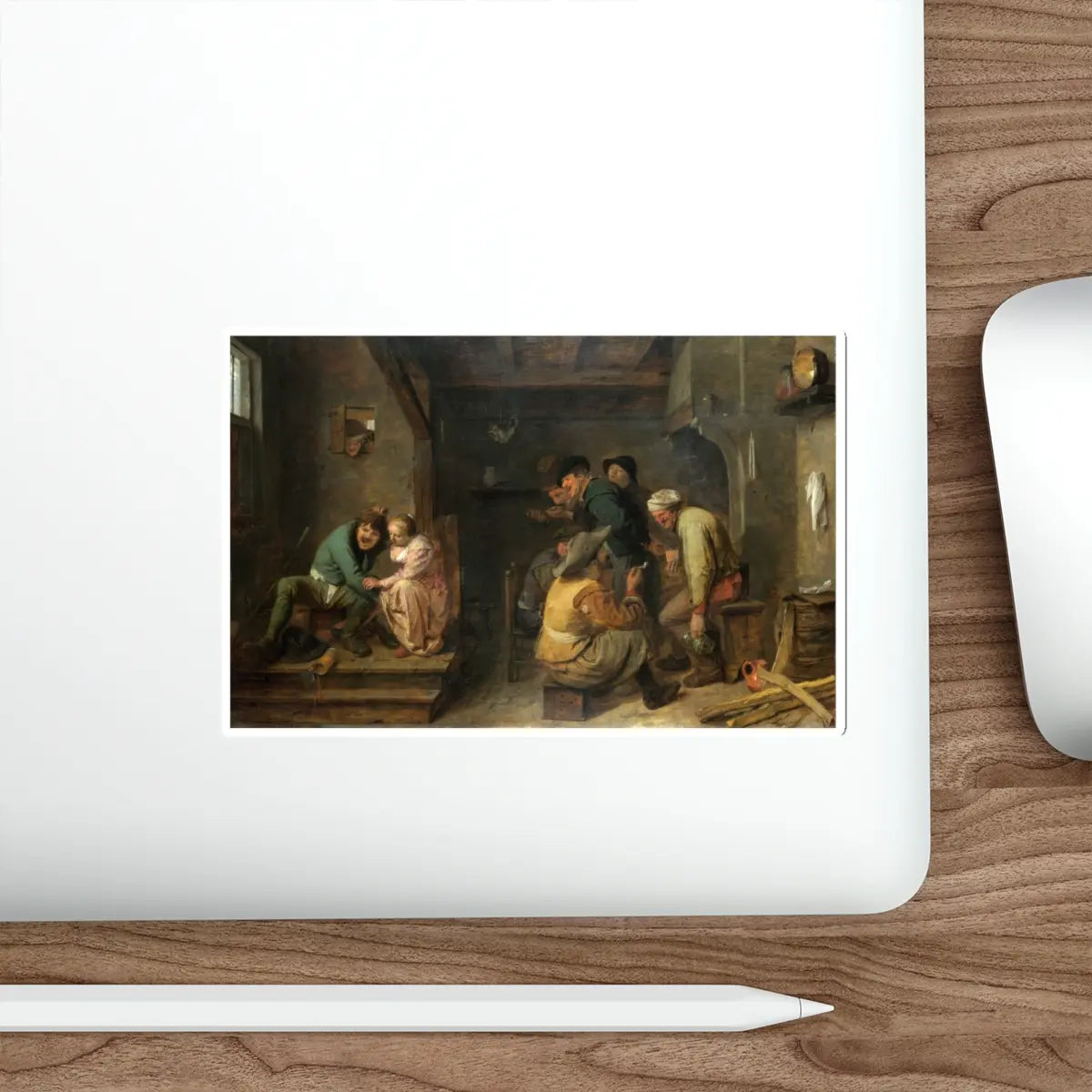 SKU:64314530689767419422 Sticker types:White Shape:Die-Cut Sizes:6" × 6"