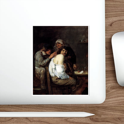 BROUWER, Adriaen - The Back Operation (Artwork) STICKER Vinyl Die-Cut Decal-The Sticker Space