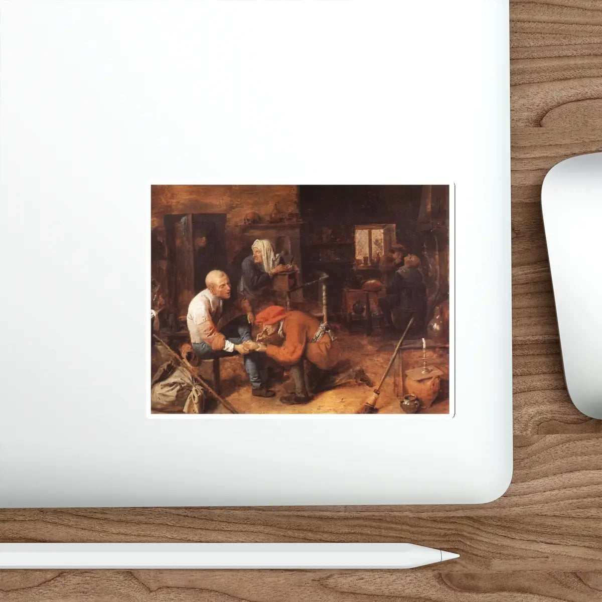 SKU:11763647498515122995 Sticker types:White Shape:Die-Cut Sizes:5" × 5"