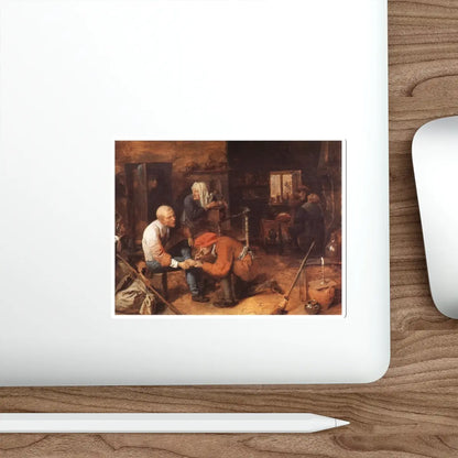 SKU:11763647498515122995 Sticker types:White Shape:Die-Cut Sizes:5" × 5"