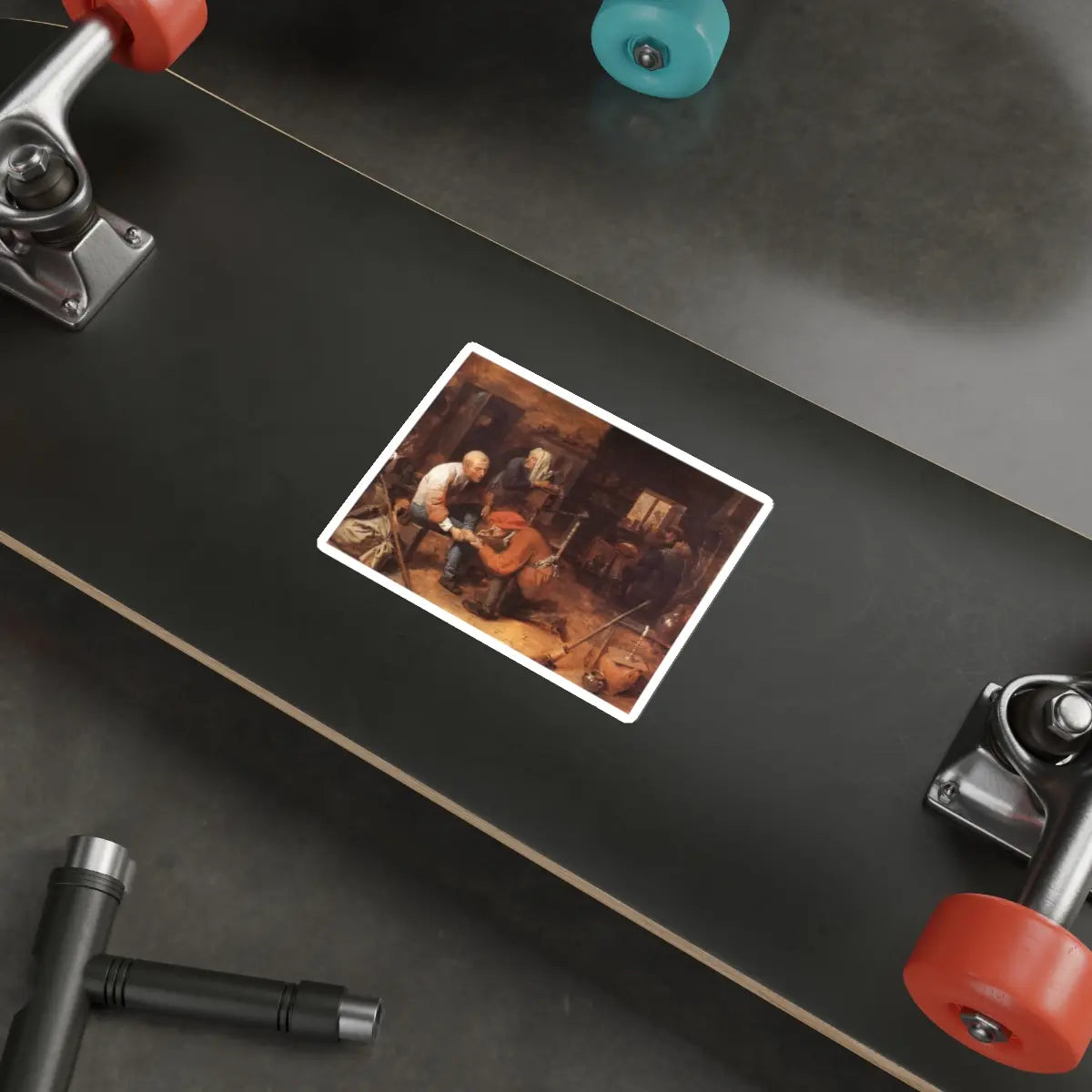 SKU:11763647498515122995 Sticker types:White Shape:Die-Cut Sizes:5" × 5"