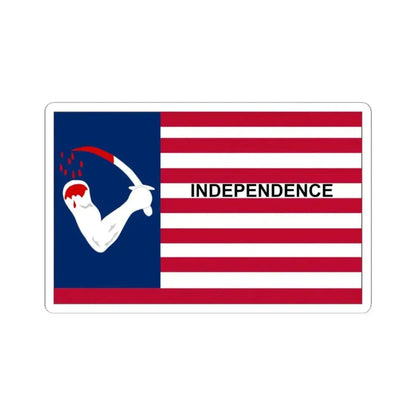 Browns Flag of Independence (United States) STICKER Vinyl Kiss-Cut Decal 4 Inch White - The Sticker Space