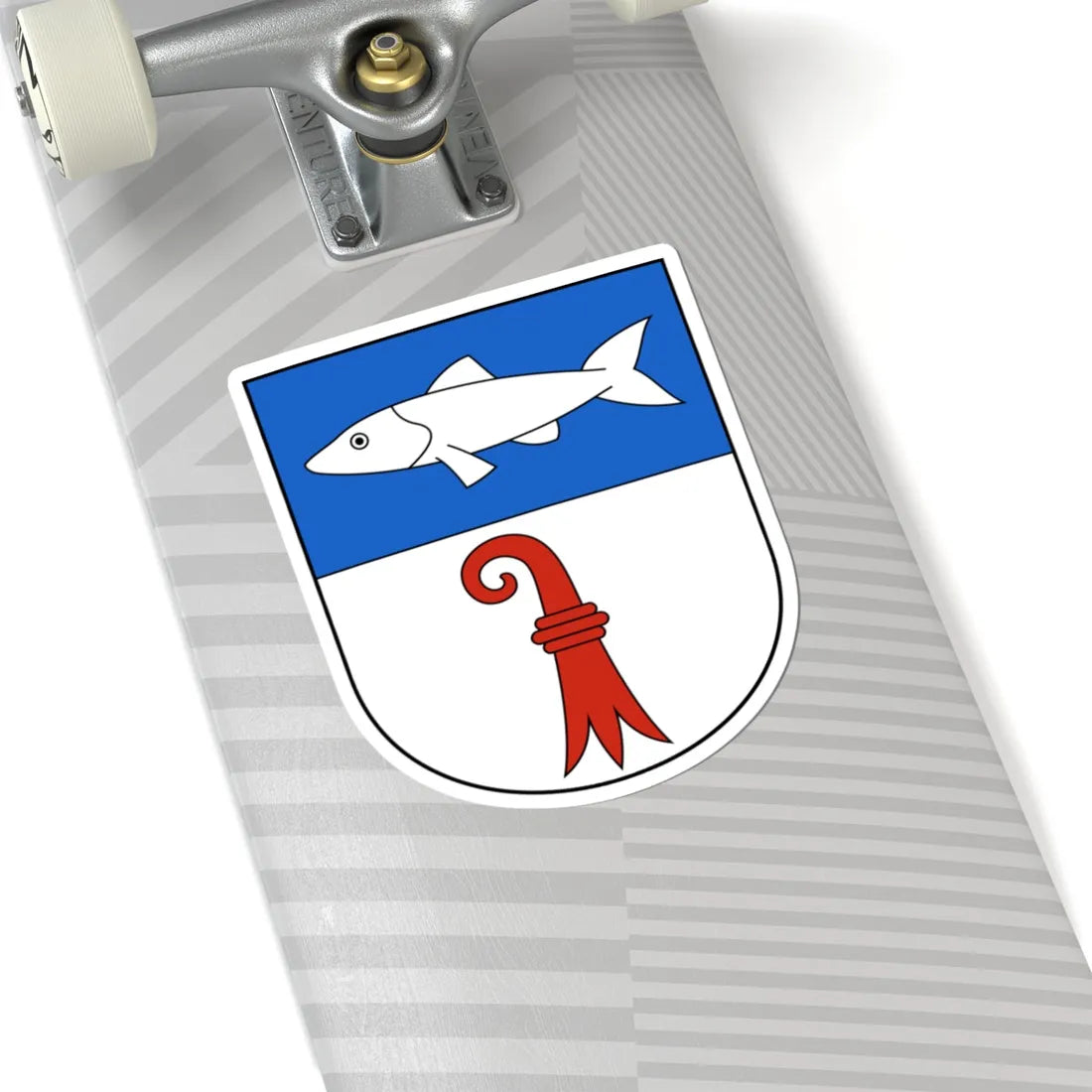 Bärschwil-blazon (Switzerland) (Coat of Arms) STICKER Vinyl Kiss-Cut Decal - The Sticker Space