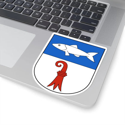 Bärschwil-blazon (Switzerland) (Coat of Arms) STICKER Vinyl Kiss-Cut Decal - The Sticker Space