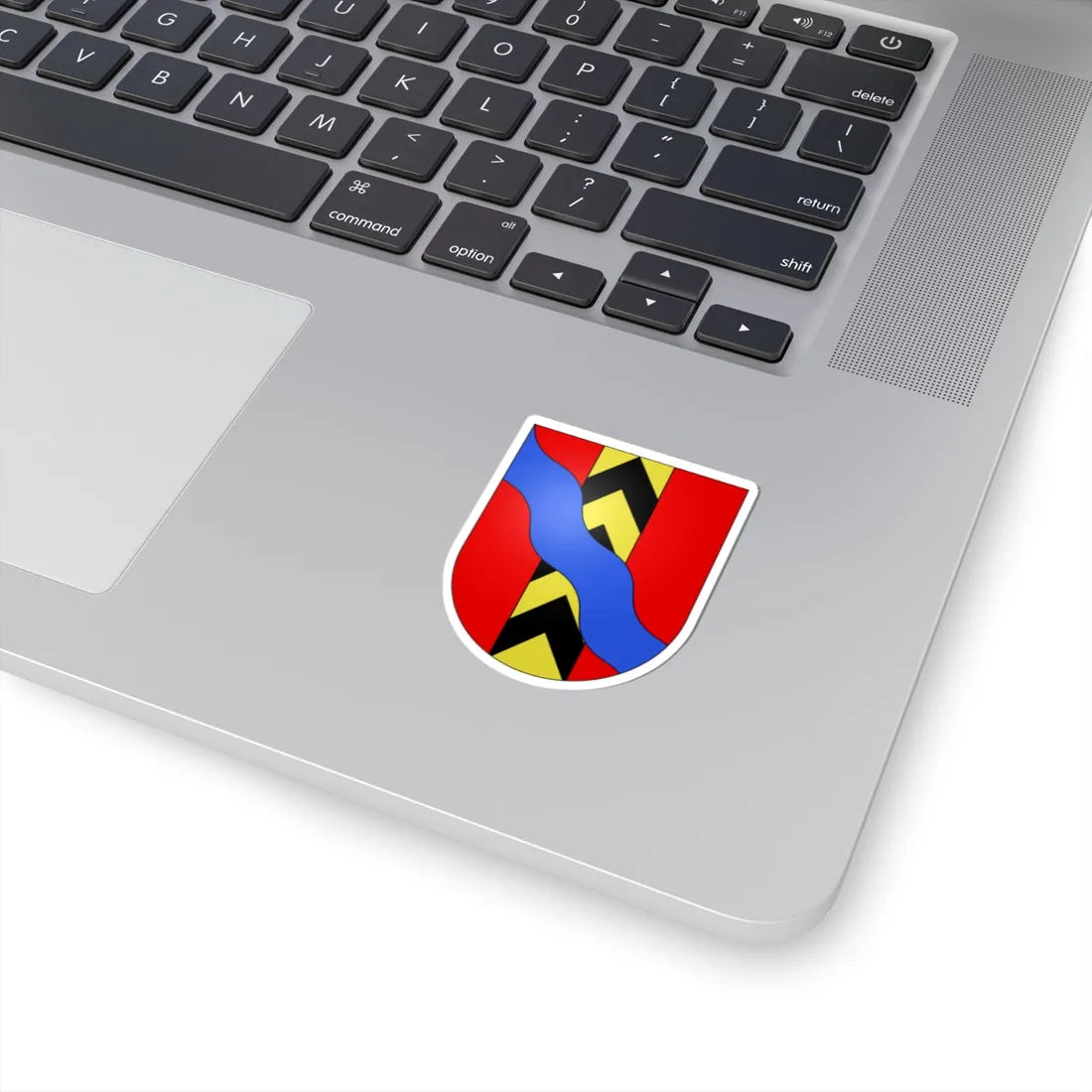 Brüttelen-coat of arms (Switzerland) (Coat of Arms) STICKER Vinyl Kiss-Cut Decal - The Sticker Space