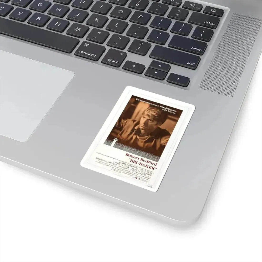 Brubaker 1980 Movie Poster - STICKER Vinyl Kiss-Cut Decal - The Sticker Space