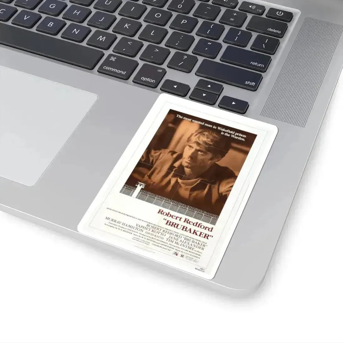 Brubaker 1980 Movie Poster - STICKER Vinyl Kiss-Cut Decal - The Sticker Space