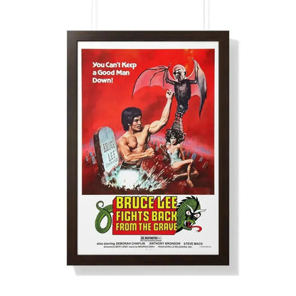 BRUCE LEE FIGHTS BACK FROM THE GRAVE 1976 - Framed Movie Poster - The Sticker Space