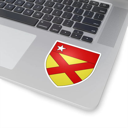 Bruce of Clackmannan arms (Scotland) (Coat of Arms) STICKER Vinyl Kiss-Cut Decal - The Sticker Space