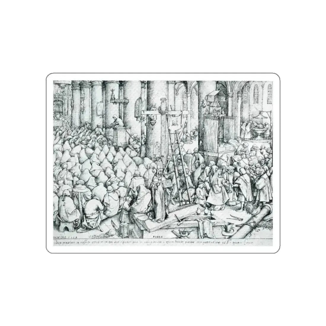 BRUEGEL, Pieter the Elder - 10 (Artwork) STICKER Vinyl Die-Cut Decal - The Sticker Space