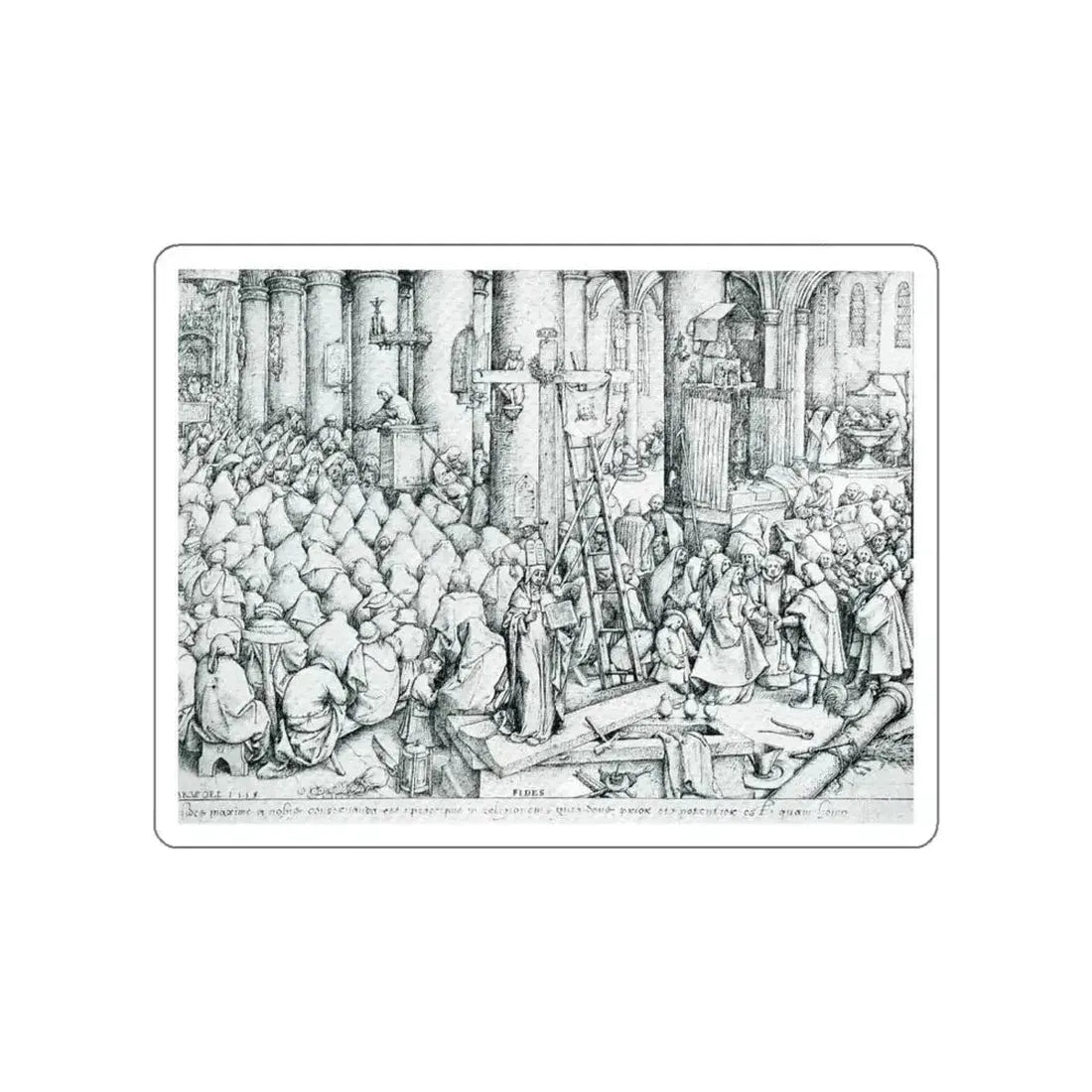 BRUEGEL, Pieter the Elder - 10 (Artwork) STICKER Vinyl Die-Cut Decal - The Sticker Space