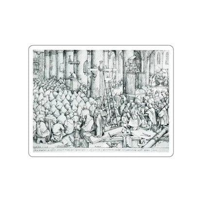 BRUEGEL, Pieter the Elder - 10 (Artwork) STICKER Vinyl Die-Cut Decal White Die-Cut 4 Inch - The Sticker Space