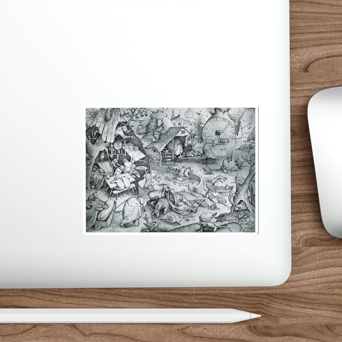 BRUEGEL, Pieter the Elder - 9 (Artwork) STICKER Vinyl Die-Cut Decal-The Sticker Space