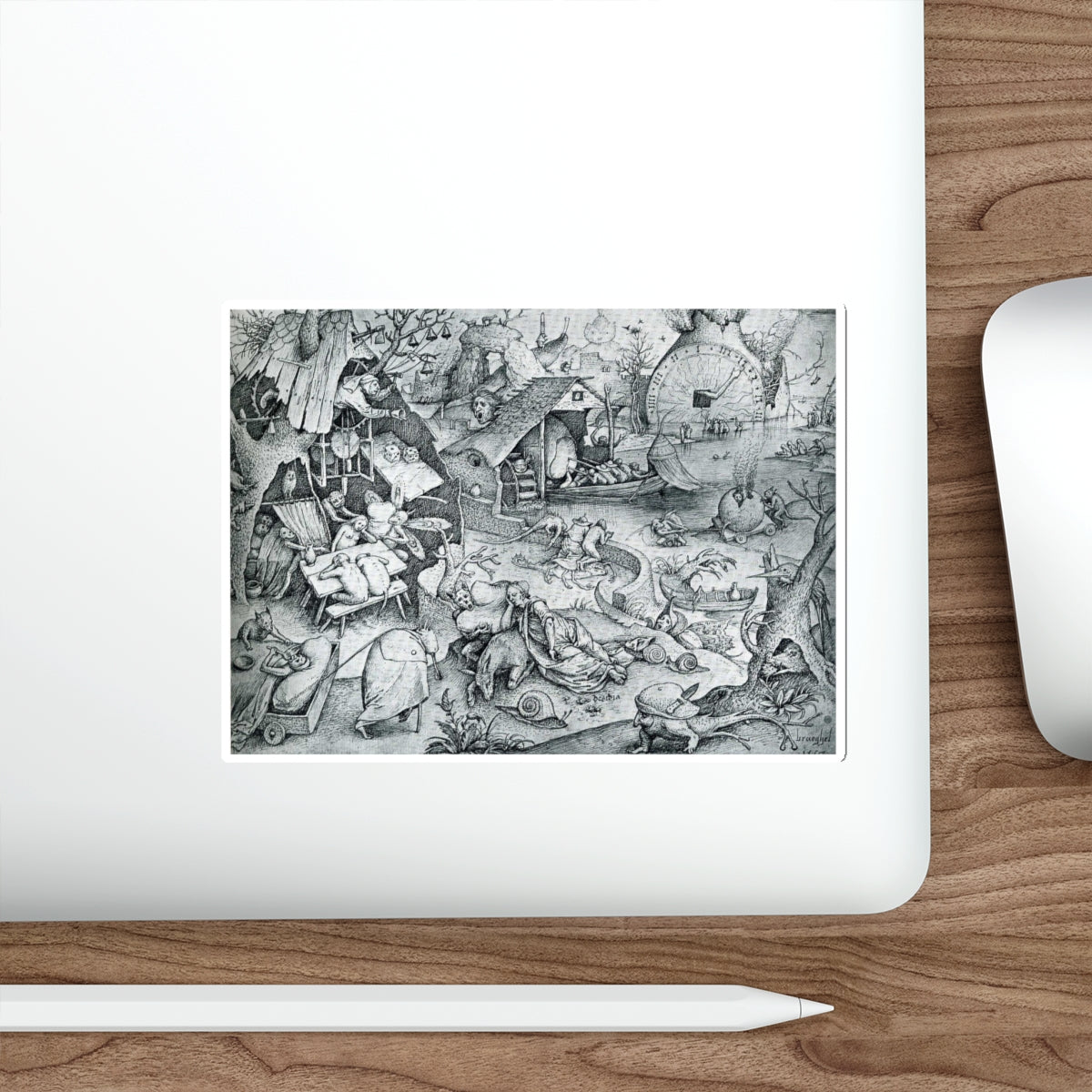 BRUEGEL, Pieter the Elder - 9 (Artwork) STICKER Vinyl Die-Cut Decal-The Sticker Space