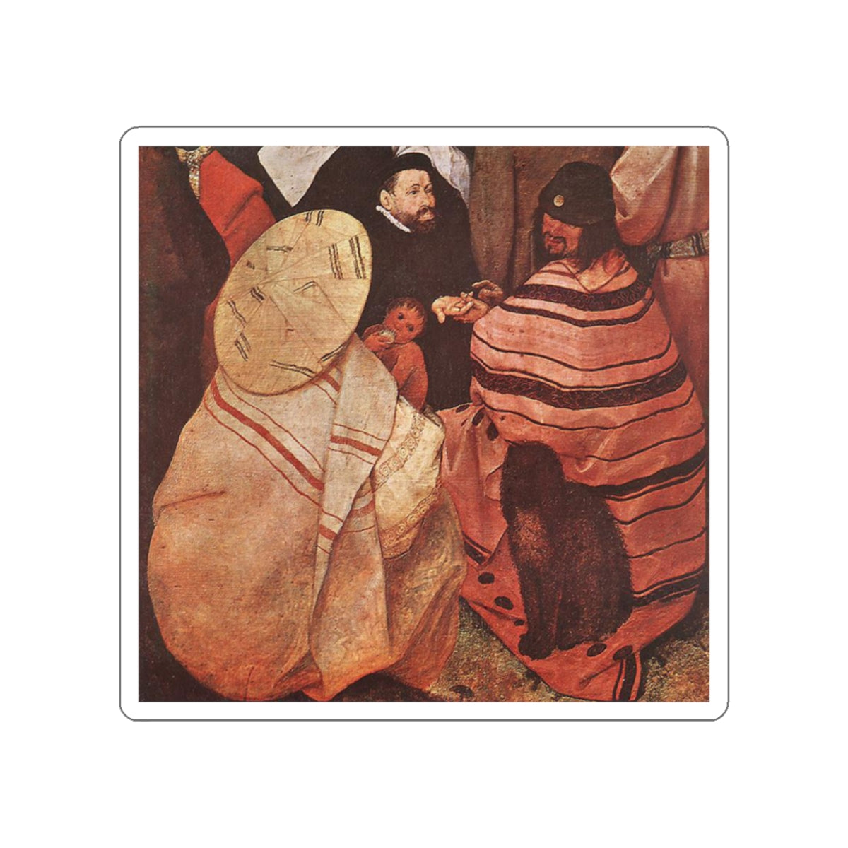 BRUEGEL, Pieter the Elder - baptist7 (Artwork) STICKER Vinyl Die-Cut Decal-White-The Sticker Space