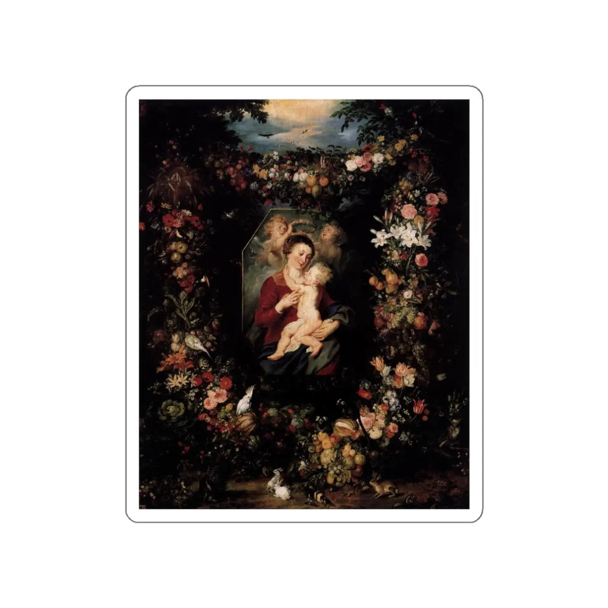 SKU:21487532649215824172 Sticker types:White Shape:Die-Cut Sizes:3" × 3"