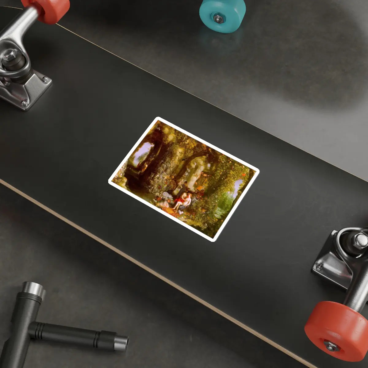 SKU:19712078700037644498 Sticker types:White Shape:Die-Cut Sizes:5" × 5"