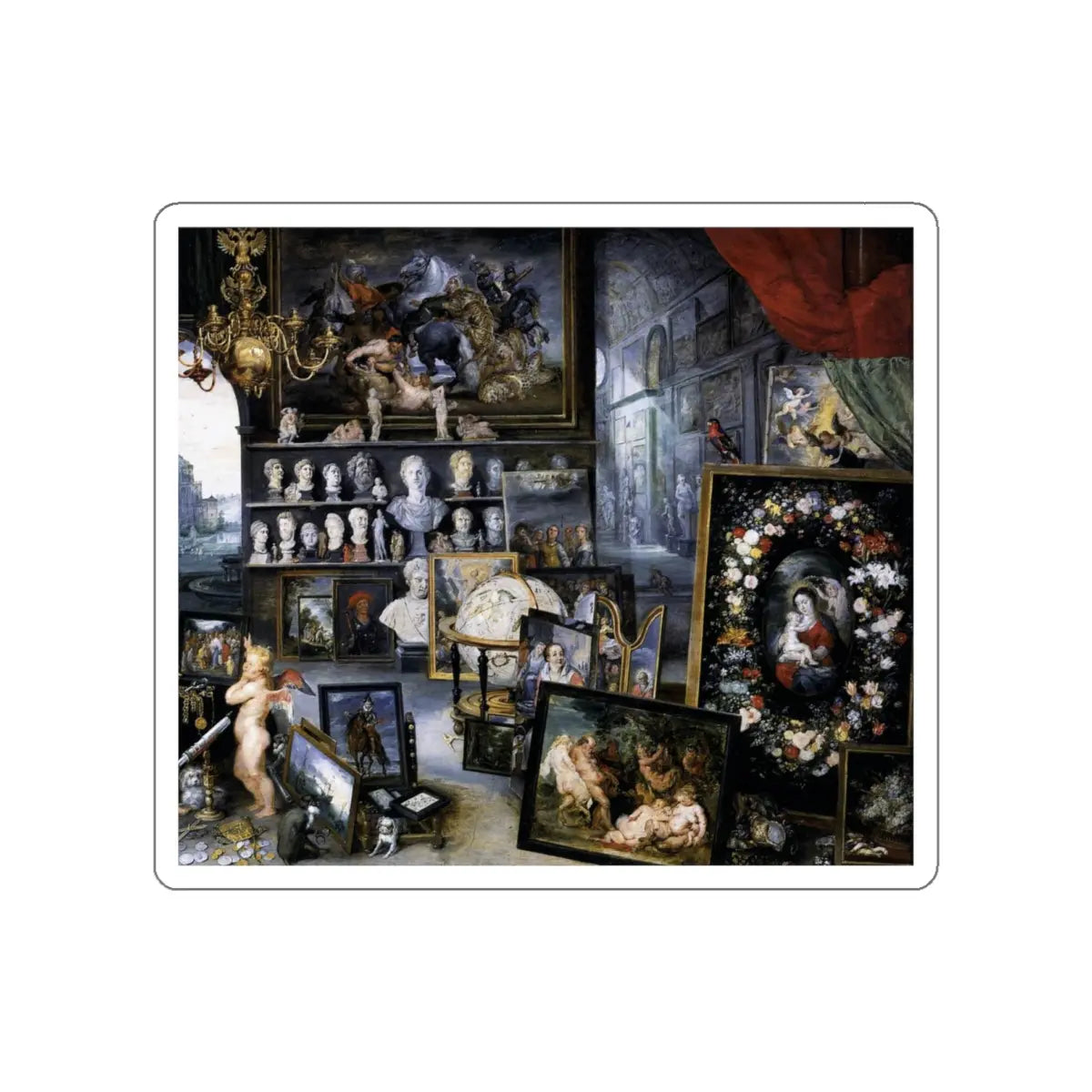 SKU:22674167436722736445 Sticker types:White Shape:Die-Cut Sizes:4" × 4"