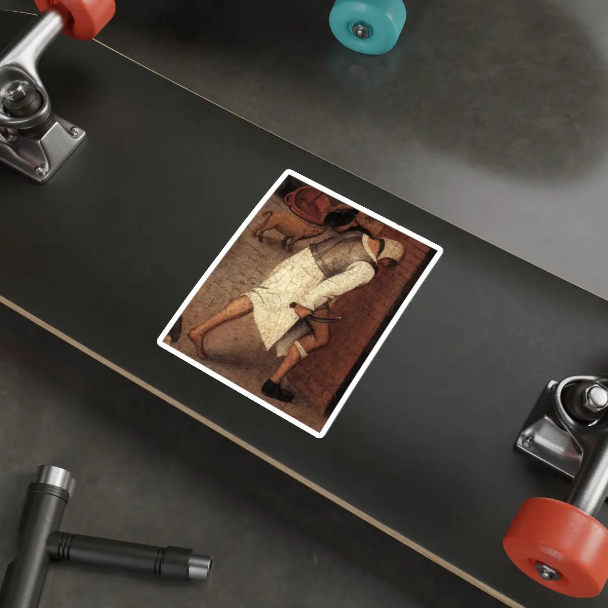 SKU:27297408851299579225 Sticker types:White Shape:Die-Cut Sizes:6" × 6"
