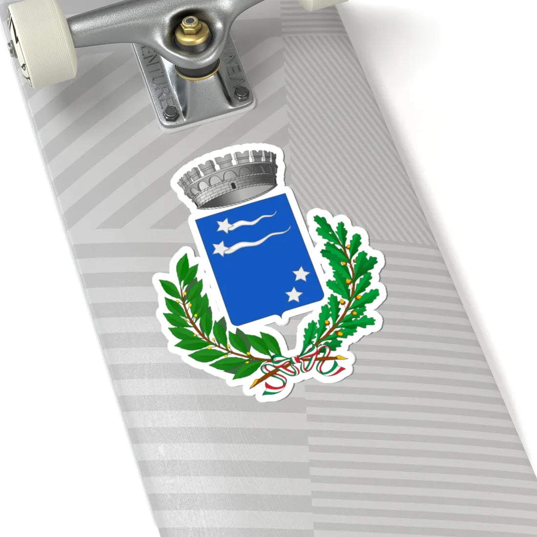 Brugine-Stemma (Italy) (Coat of Arms) STICKER Vinyl Kiss-Cut Decal - The Sticker Space