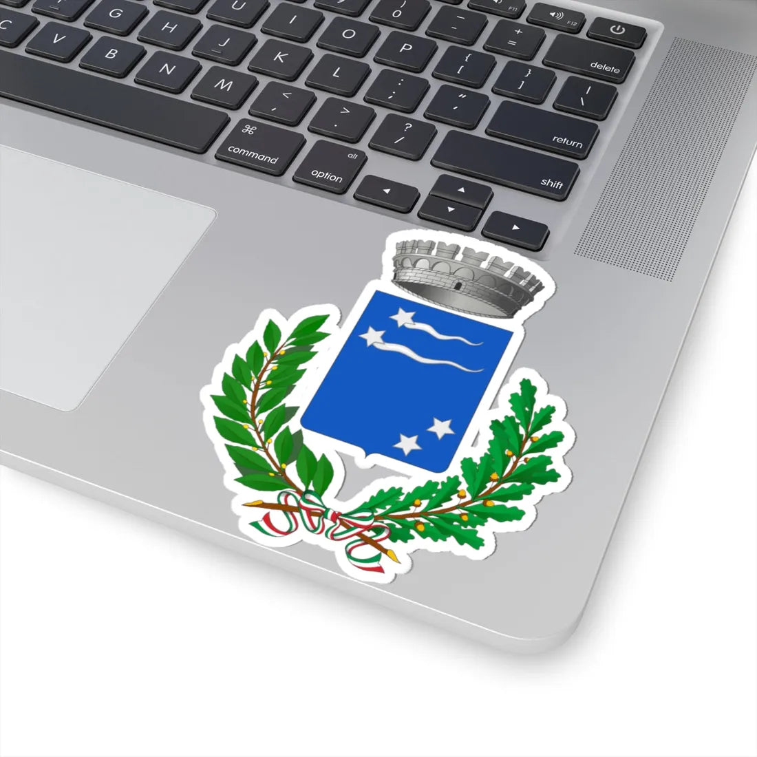 Brugine-Stemma (Italy) (Coat of Arms) STICKER Vinyl Kiss-Cut Decal - The Sticker Space