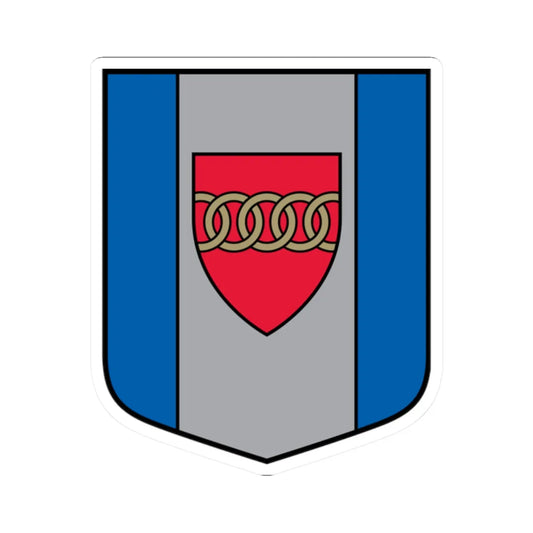 Brunavas pagasts COA (Latvia) (Coat of Arms) STICKER Vinyl Kiss-Cut Decal 2 Inch White - The Sticker Space