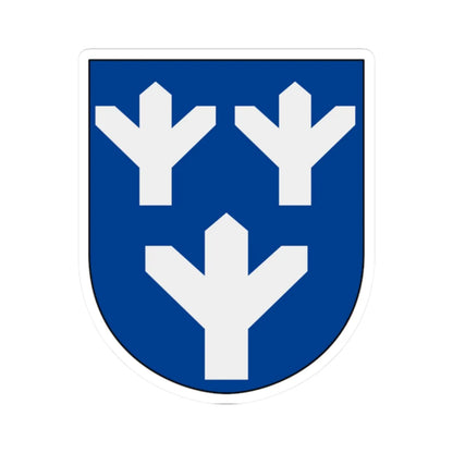 Brunskog vapen (Sweden) (Coat of Arms) STICKER Vinyl Kiss-Cut Decal 2 Inch White - The Sticker Space