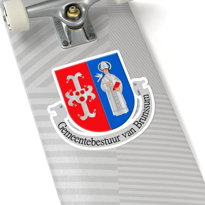 Brunssum wapen (Netherlands) (Coat of Arms) STICKER Vinyl Kiss-Cut Decal - The Sticker Space
