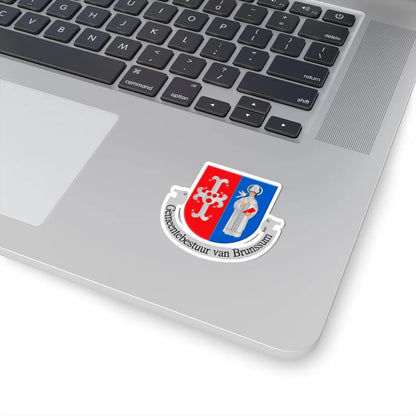 Brunssum wapen (Netherlands) (Coat of Arms) STICKER Vinyl Kiss-Cut Decal - The Sticker Space