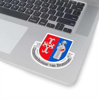 Brunssum wapen (Netherlands) (Coat of Arms) STICKER Vinyl Kiss-Cut Decal - The Sticker Space
