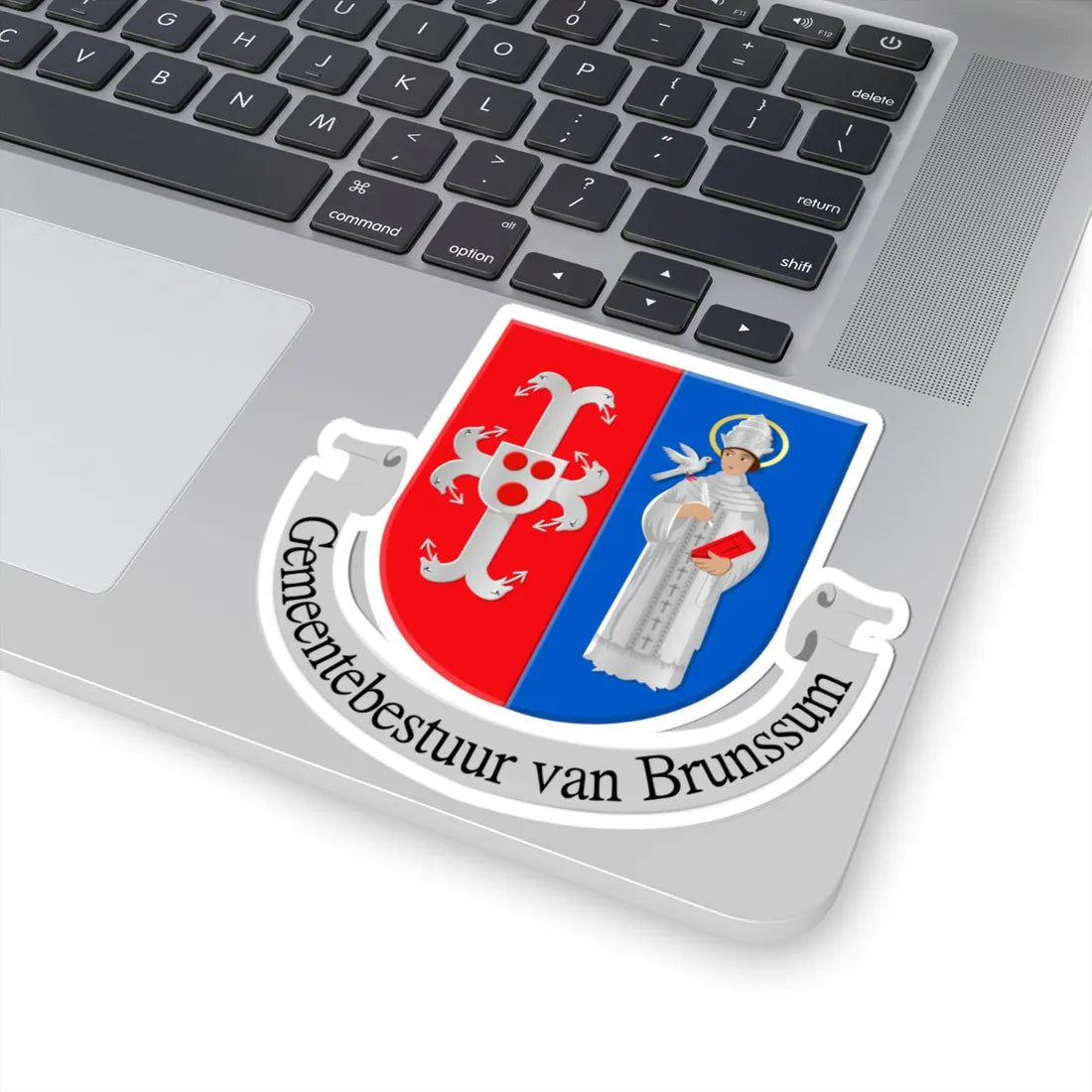 Brunssum wapen (Netherlands) (Coat of Arms) STICKER Vinyl Kiss-Cut Decal - The Sticker Space