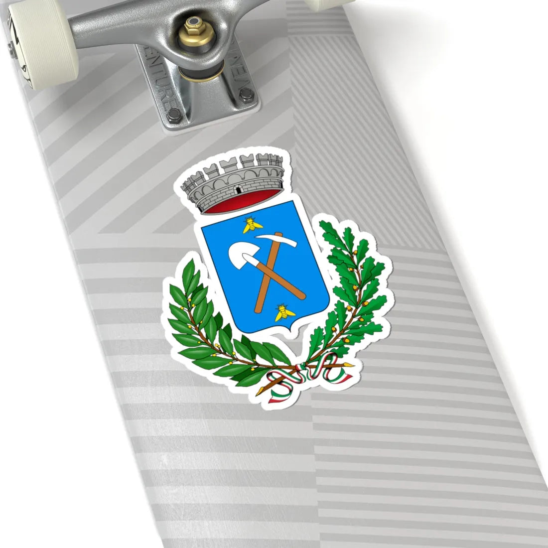 Brusaporto-Stemma (Italy) (Coat of Arms) STICKER Vinyl Kiss-Cut Decal - The Sticker Space