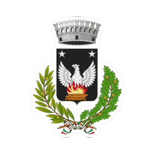Brusasco-Stemma (Italy) (Coat of Arms) STICKER Vinyl Kiss-Cut Decal 2 Inch White - The Sticker Space