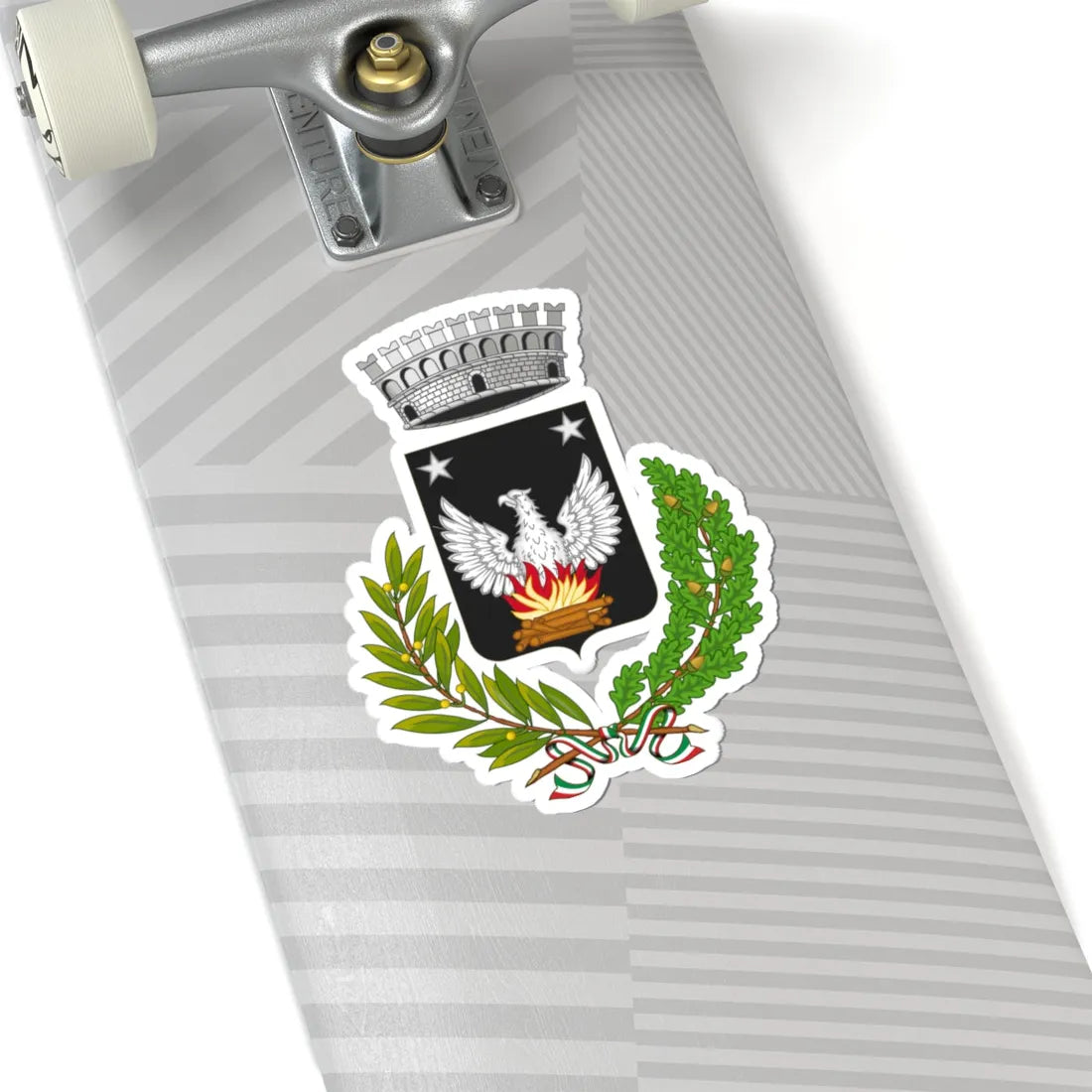 Brusasco-Stemma (Italy) (Coat of Arms) STICKER Vinyl Kiss-Cut Decal - The Sticker Space